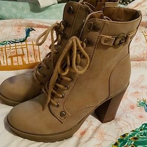 G by Guess combat boots